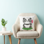 Coussin Illustration de panda mignon (Chaise)
