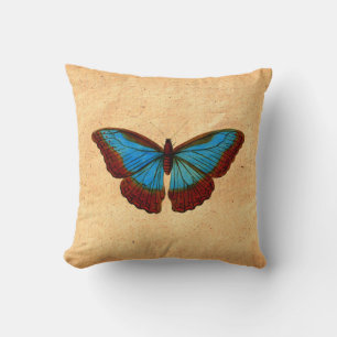 Coussin Illustration de papillon vintage