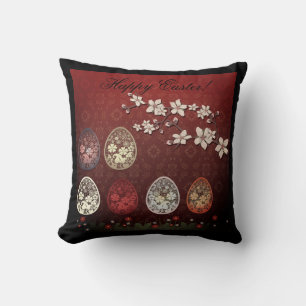 Coussin Illustration de Pâques, oeufs de Pâques, Pâques