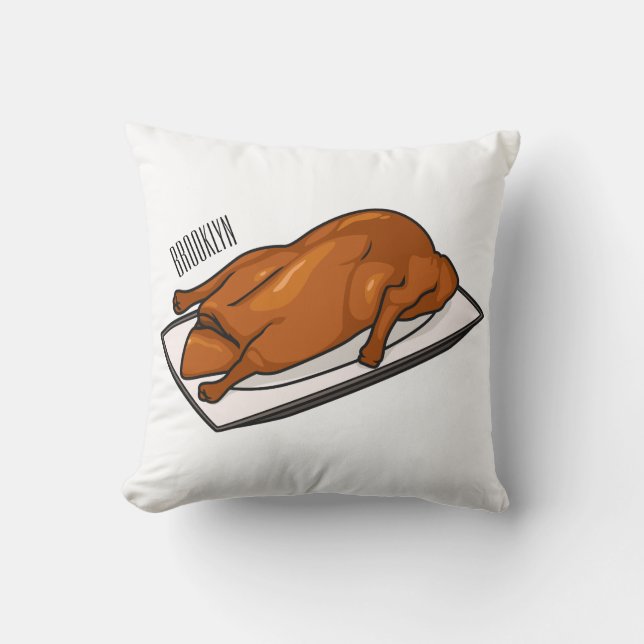 Coussin Illustration de Peking duck (Recto)