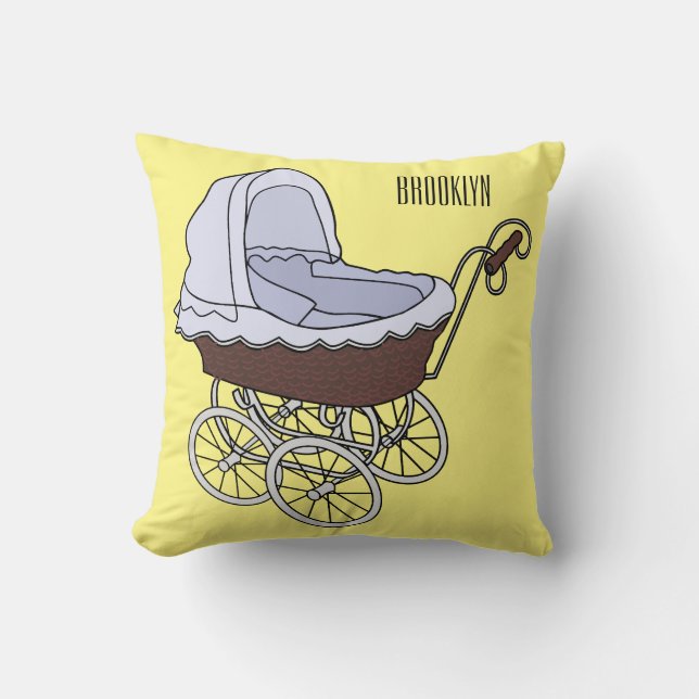 Coussin Illustration de poussette (Recto)