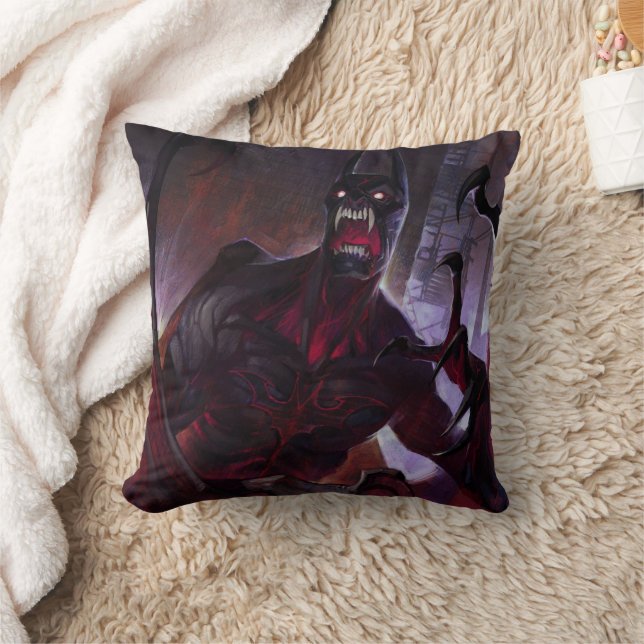 Coussin Illustration de Vampire Batman en crise infinie (Couverture)