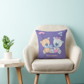 Coussin Illustration des nounours et des ballons (Chaise)