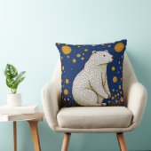 Coussin Illustration d'ours polaire (Chaise)