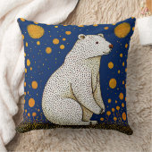 Coussin Illustration d'ours polaire (Couverture)