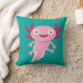 Coussin Illustration drôle Axolotl (Couverture)