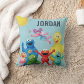 Coussin Illustration du caractère de rue Sésame (Couverture)