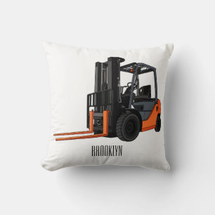 Coussin Illustration du chariot élévateur