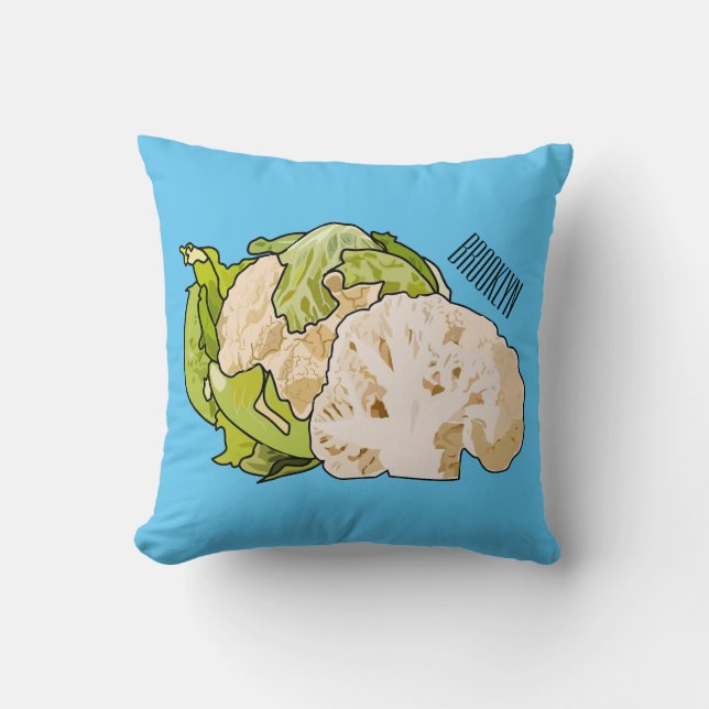 Coussin Illustration du chou-fleur (Recto)