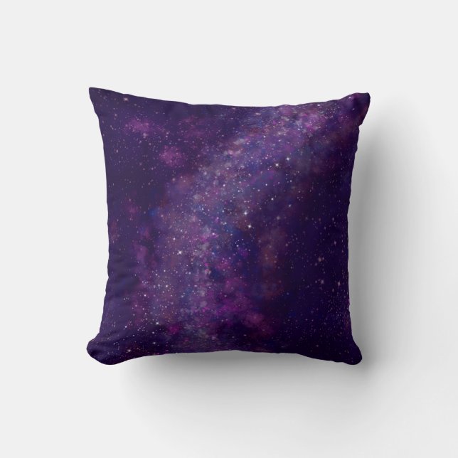 Coussin Illustration du ciel de nuit Stardust (Recto)