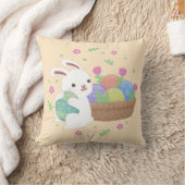 Coussin Illustration du lapin de Pâques mignon (Couverture)