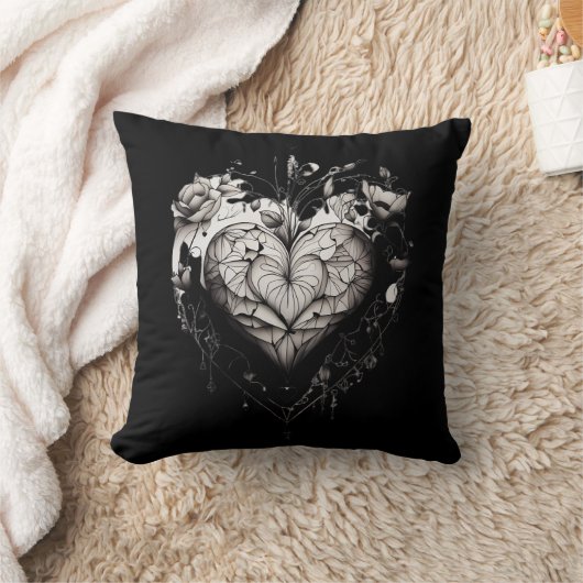 Coussin Illustration d'un coeur (Couverture)