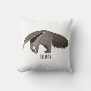 Coussin Illustration d'un dessin animé d'Anteater
