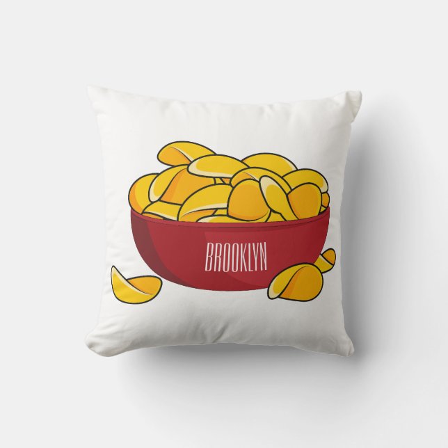 Coussin Illustration d'une puce de pomme de terre (Recto)