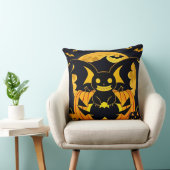 Coussin Illustration effrayante d'Halloween avec citrouill (Chaise)