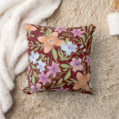 Coussin Illustration florale pastel (Couverture)