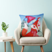 Coussin Illustration Fox Forest Woodland Friends (Chaise)