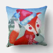 Coussin Illustration Fox Forest Woodland Friends (Verso)