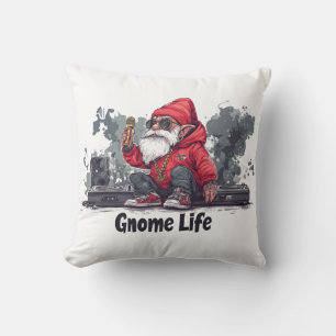 Coussin Illustration Gnome Hip hop - Gnome Life