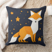 Coussin Illustration graphique d'un renard dans un style g (Couverture)