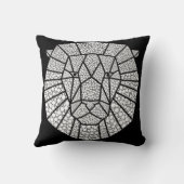 Coussin Illustration Lion Abstraite Art (Verso)