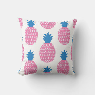 Coussin Illustration motif vintage pour ananas amusant
