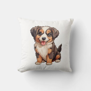 Coussin Illustration pour chien de dessin