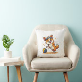 Coussin Illustration vectorielle de chien de volley-ball C (Chaise)