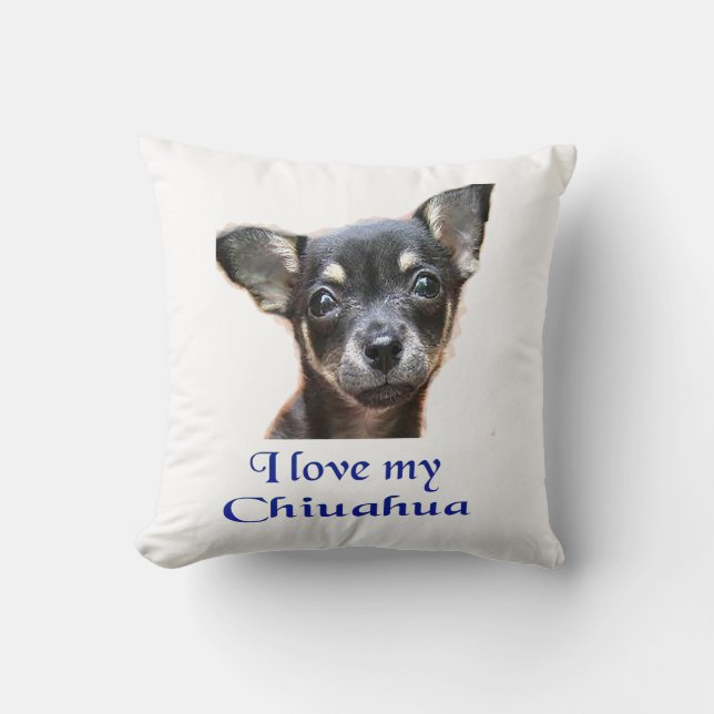 Coussin Ilovemychiwawatee (Recto)