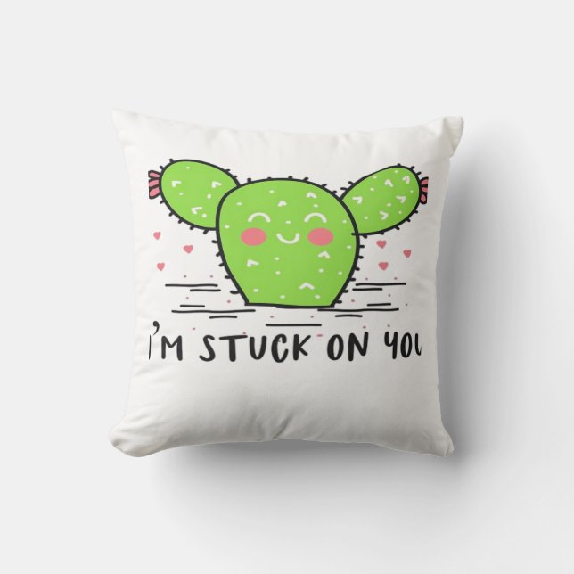 Coussin Im Stuck On You Cactus Style Mignon  (Recto)