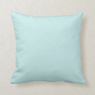 Coussin Image de cuir léger de turquoise