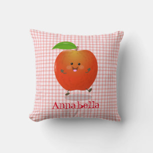 Coussin Image de dessin animé de apple kawaii chantant mig