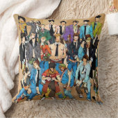 Coussin Image décorative des gens. (Couverture)