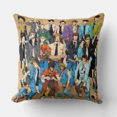 Coussin Image décorative des gens. (Recto)