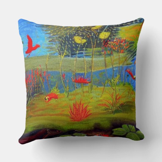Coussin Image: Somewhere a lake. (Verso)
