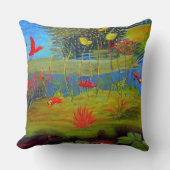 Coussin Image: Somewhere a lake. (Recto)