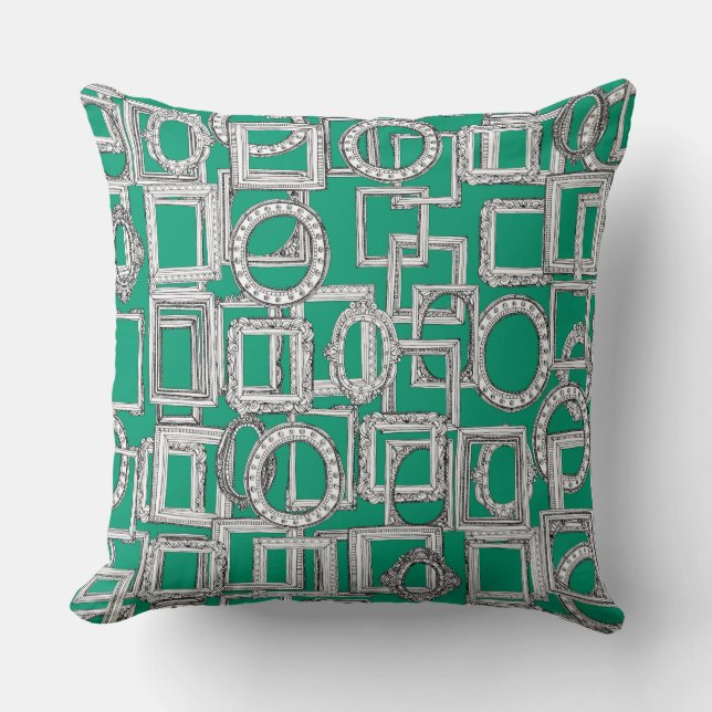 Coussin images beaucoup de vert (Recto)