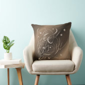 Coussin imaginaire à motifs floraux (Chaise)