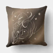 Coussin imaginaire à motifs floraux (Verso)
