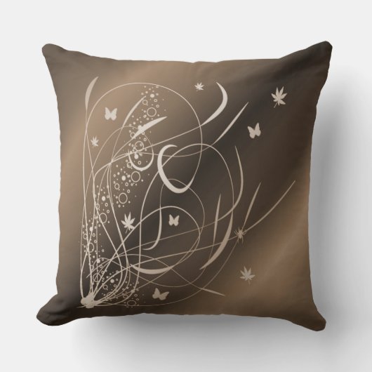 Coussin imaginaire à motifs floraux (Recto)