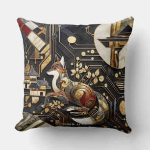 Coussin Imaginaire Abstrait Fox Art