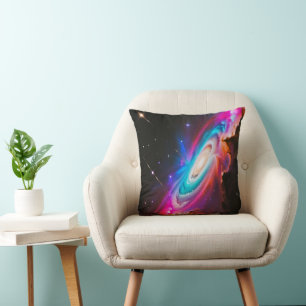 Coussin Imaginaire arc-en-ciel Trou noir Galaxy