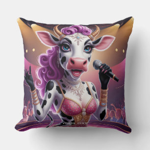 Coussin Imaginaire Cute Superbe Vache Popstar