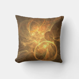 Coussin Imaginaire d'énergie de l'espace de flamme fractal