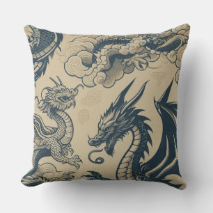 Coussin Imaginaire Dragons antiques