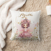 Coussin Imaginaire Fairy fleur sauvage pastel (Couverture)