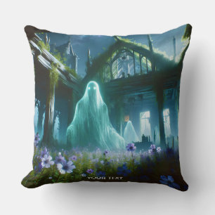 Coussin Imaginaire mignon Fantôme Maison ancienne
