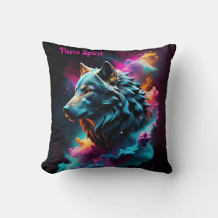 Coussin Imaginaire surréaliste cosmique Wolf Custom Art Ab