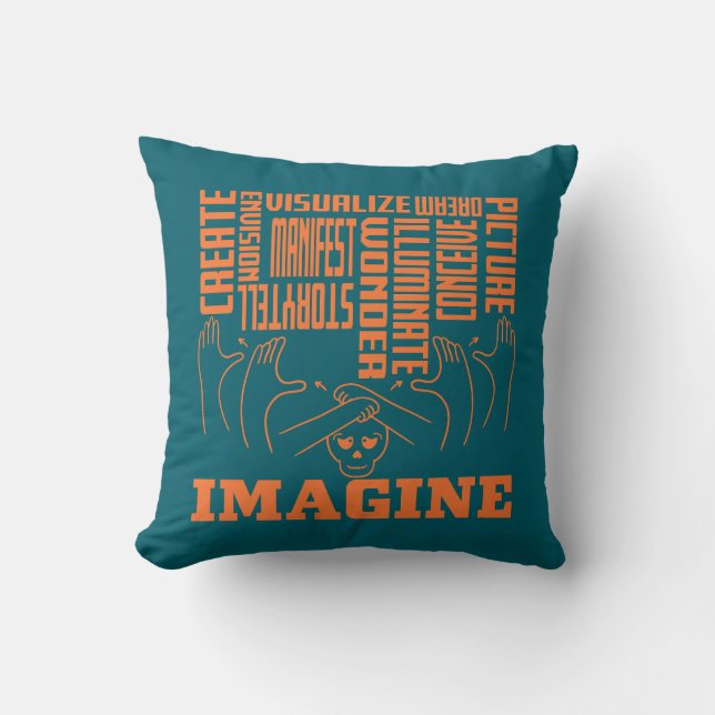 Coussin Imaginez - Conception ASL (Recto)
