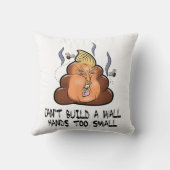 Coussin Impossible de construire un mur mains trop petites (Verso)